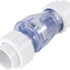 صمام امان رجوع شفاف لشبكات سباكة المسابح (Clear Spring Check Valve)